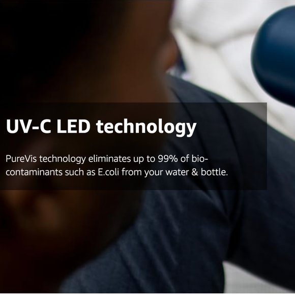 LARQ Bottle - Self-Cleaning and Insulated Stainless Steel Water Bottle  17oz - Picture 7 of 11